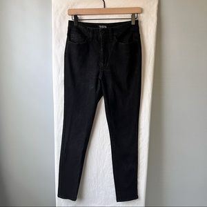 Women’s High Rise Black Denim Skinny Jeans Size 8